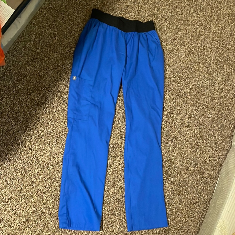 Jaanuu XSp royal blue scrub pants